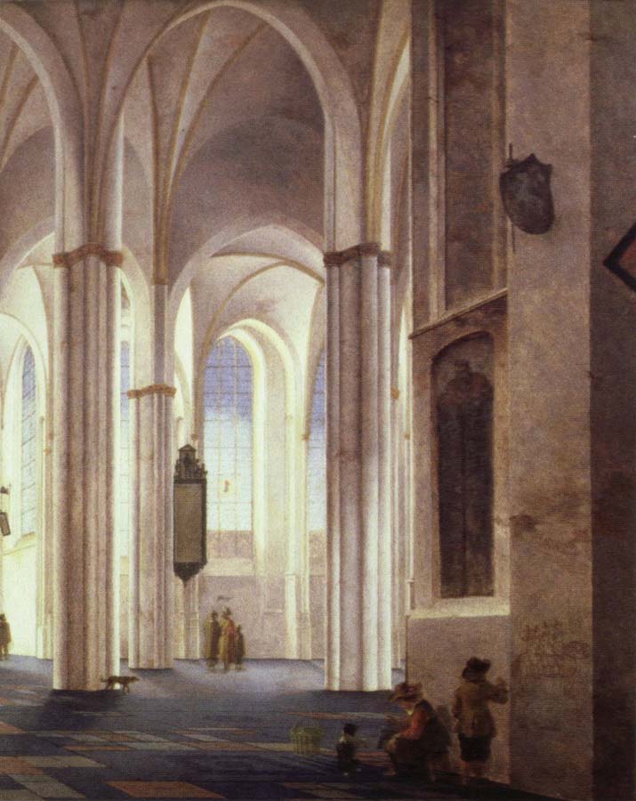 Pieter Saenredam the lnterior of the buurkerk at utrecht